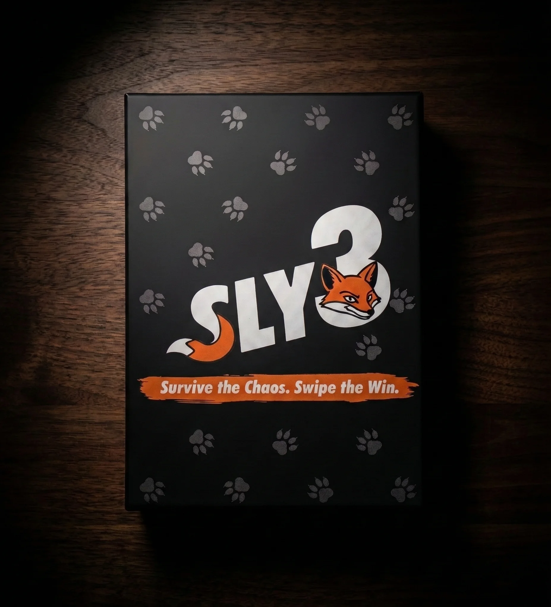 Sly3 card game box